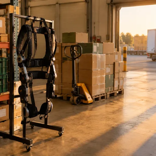 Exosquelette pour la manutention lourde en GMS : transformer la sécurité et la santé au travail
