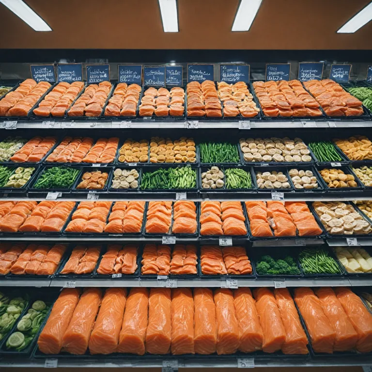 Quel est le prix du saumon fumé norvégien au kilo en grande distribution ?